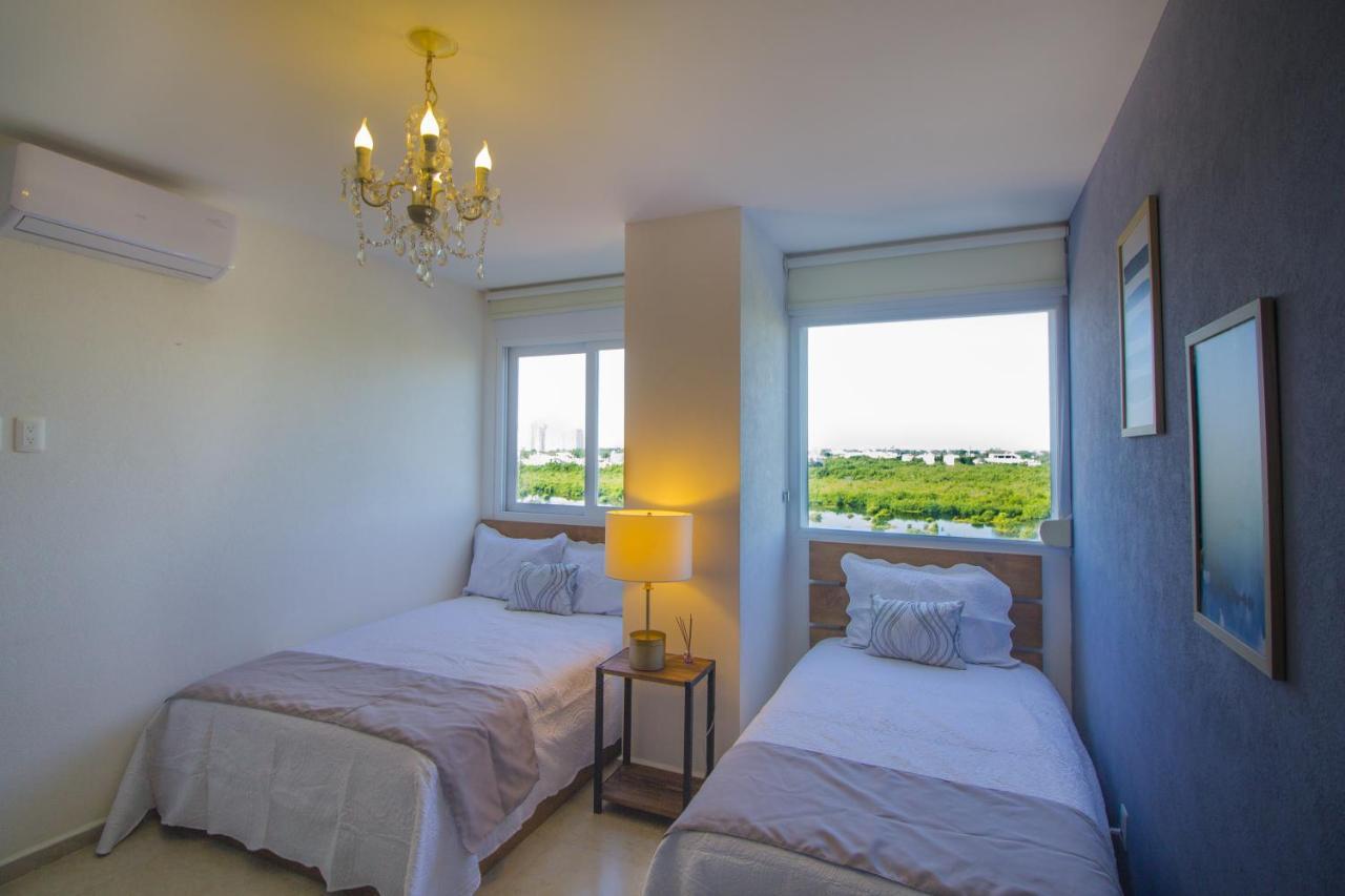 Tu Hogar Frente Al Mar Caribe, Vive Cancún Exterior foto